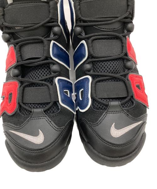 NIKE（ナイキ）NIKE (ナイキ) AIR MORE UPTEMPO 96 ブラック×レッド×ネイビー サイズ:US9.5の古着・服飾アイテム