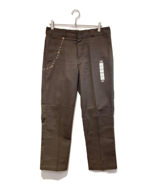 Dickies（ディッキーズ）Dickies (ディッキーズ) htc (エイチティーシー) ウォレットチェーンスタッズカスタムパンツ874 ブラウン サイズ:34×30の古着・服飾アイテム