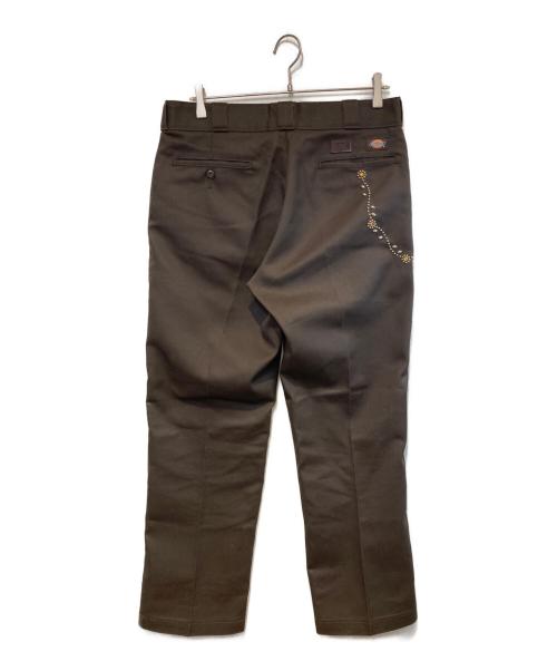 Dickies（ディッキーズ）Dickies (ディッキーズ) htc (エイチティーシー) ウォレットチェーンスタッズカスタムパンツ874 ブラウン サイズ:34×30の古着・服飾アイテム