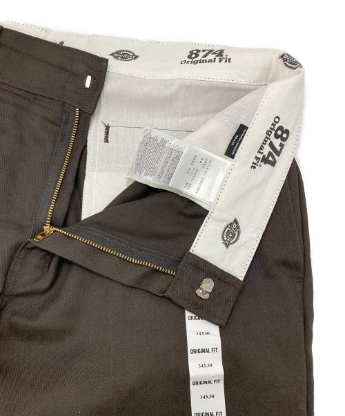 Dickies（ディッキーズ）Dickies (ディッキーズ) htc (エイチティーシー) ウォレットチェーンスタッズカスタムパンツ874 ブラウン サイズ:34×30の古着・服飾アイテム
