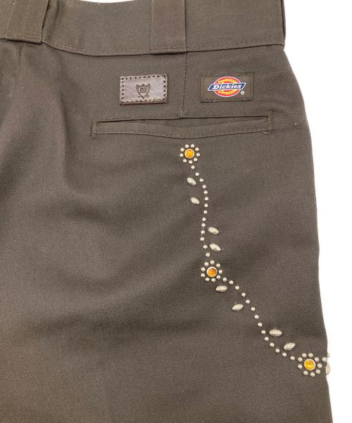 Dickies（ディッキーズ）Dickies (ディッキーズ) htc (エイチティーシー) ウォレットチェーンスタッズカスタムパンツ874 ブラウン サイズ:34×30の古着・服飾アイテム