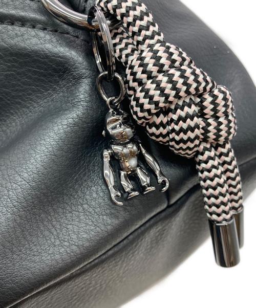 Kipling（キプリング）Kipling (キプリング) アート ミニ ブラック フラワー スモール ハンドバッグ ブラックの古着・服飾アイテム