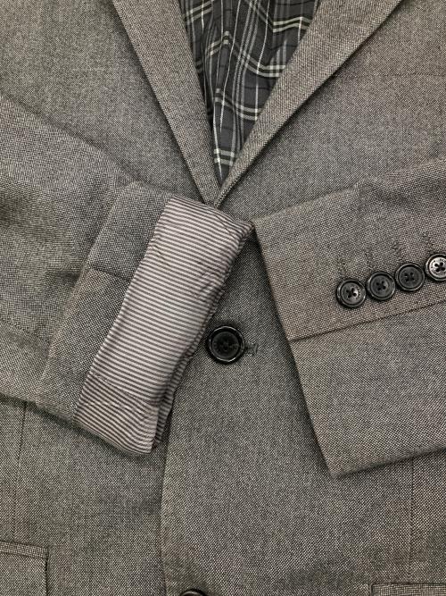 BURBERRY BLACK LABEL（バーバリーブラックレーベル）BURBERRY BLACK LABEL (バーバリーブラックレーベル) 2Bテーラードジャケット グレー サイズ:Mの古着・服飾アイテム