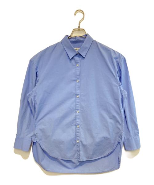 BABYLONE（バビロン）BABYLONE (バビロン) ベーシックコットンシルクシャツ ブルー サイズ:Freeの古着・服飾アイテム