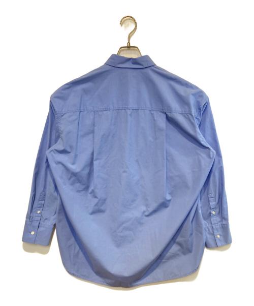 BABYLONE（バビロン）BABYLONE (バビロン) ベーシックコットンシルクシャツ ブルー サイズ:Freeの古着・服飾アイテム