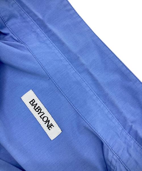 BABYLONE（バビロン）BABYLONE (バビロン) ベーシックコットンシルクシャツ ブルー サイズ:Freeの古着・服飾アイテム