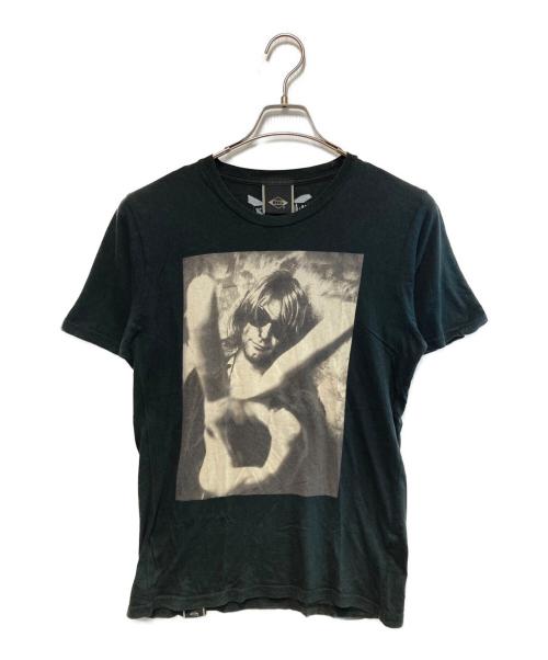 Hysteric Glamour（ヒステリックグラマー）Hysteric Glamour (ヒステリックグラマー) プリントTシャツ ブラック サイズ:Mの古着・服飾アイテム