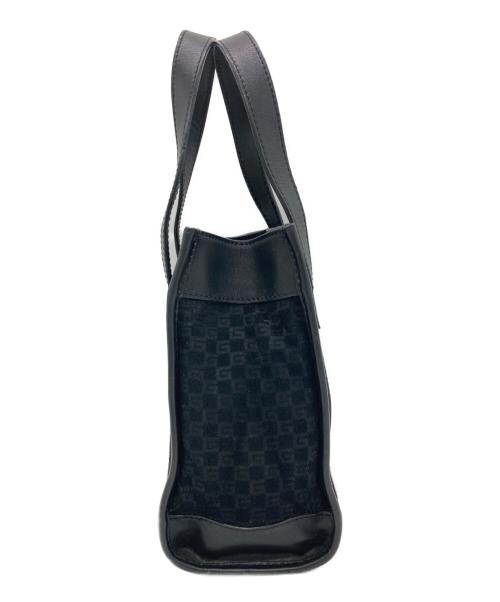 GUCCI（グッチ）GUCCI (グッチ) ベロアミニハンドバッグ ブラックの古着・服飾アイテム
