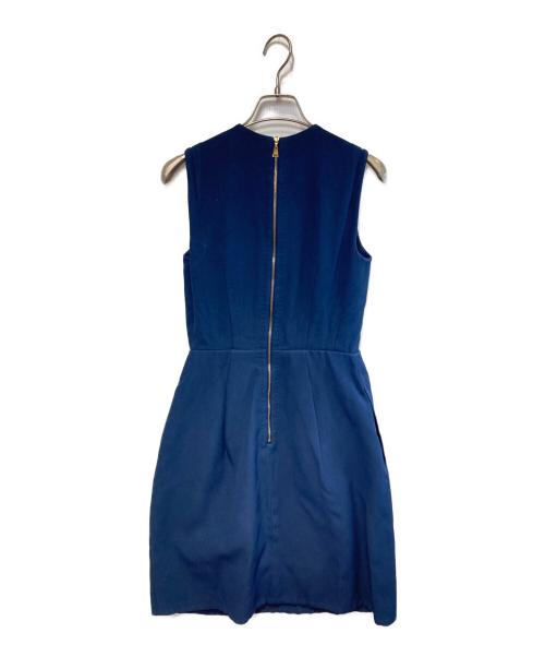 LOUIS VUITTON（ルイ ヴィトン）LOUIS VUITTON (ルイ ヴィトン) ノースリーブワンピース ネイビー サイズ:36の古着・服飾アイテム