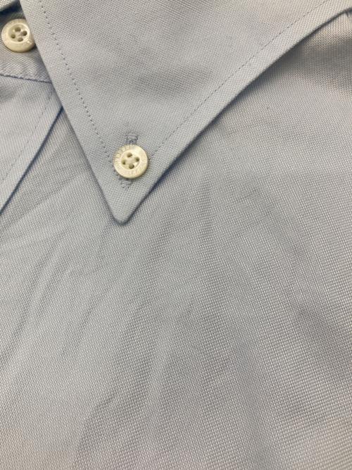 BURBERRY LONDON（バーバリーロンドン）BURBERRY LONDON (バーバリーロンドン) ホース刺繍ボタンダウンS/Sシャツ ブルー サイズ:LLの古着・服飾アイテム