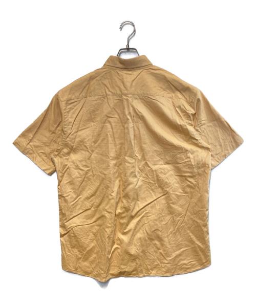 BURBERRY LONDON（バーバリーロンドン）BURBERRY LONDON (バーバリーロンドン) ホース刺繍ボタンダウンS/Sシャツ オレンジ サイズ:2Lの古着・服飾アイテム