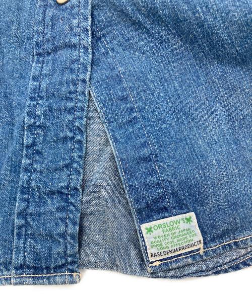 orSlow（オアスロウ）orSlow (オアスロウ) ウエスタンデニムシャツ インディゴ サイズ:Sの古着・服飾アイテム