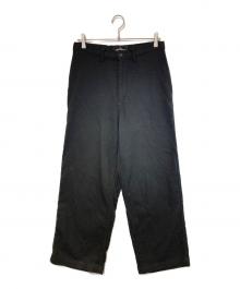 tricot COMME des GARCONS（トリココムデギャルソン）の古着「ウールワイドパンツ」｜ブラック