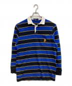 POLO RALPH LAURENポロ・ラルフローレン）の古着「［古着］ラガーシャツ」｜ブルー×ブラック