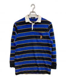 POLO RALPH LAUREN（ポロ・ラルフローレン）の古着「［古着］ラガーシャツ」｜ブルー×ブラック