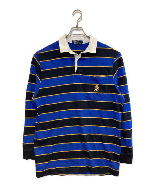 POLO RALPH LAUREN（ポロ・ラルフローレン）POLO RALPH LAUREN (ポロ・ラルフローレン) ［古着］ラガーシャツ ブルー×ブラック サイズ:XLの古着・服飾アイテム