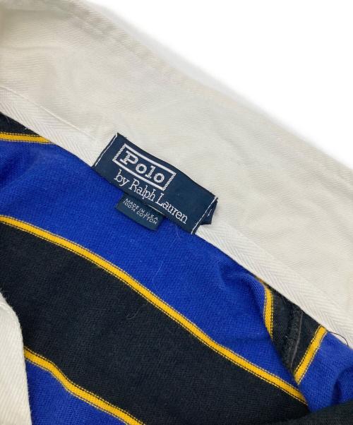 POLO RALPH LAUREN（ポロ・ラルフローレン）POLO RALPH LAUREN (ポロ・ラルフローレン) ［古着］ラガーシャツ ブルー×ブラック サイズ:XLの古着・服飾アイテム