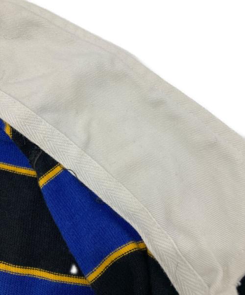 POLO RALPH LAUREN（ポロ・ラルフローレン）POLO RALPH LAUREN (ポロ・ラルフローレン) ［古着］ラガーシャツ ブルー×ブラック サイズ:XLの古着・服飾アイテム