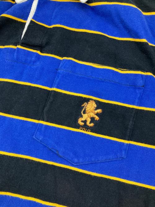 POLO RALPH LAUREN（ポロ・ラルフローレン）POLO RALPH LAUREN (ポロ・ラルフローレン) ［古着］ラガーシャツ ブルー×ブラック サイズ:XLの古着・服飾アイテム