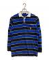 POLO RALPH LAUREN（ポロ・ラルフローレン）の古着「［古着］ラガーシャツ」｜ブルー×ブラック