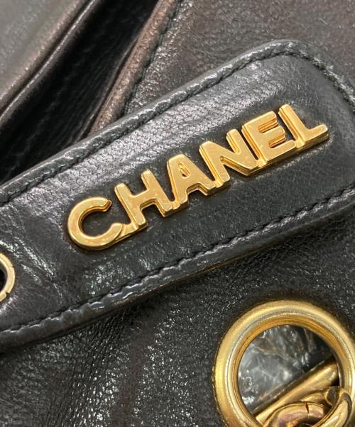 CHANEL（シャネル）CHANEL (シャネル) ココマークチェーンショルダーバッグ ブラウンの古着・服飾アイテム