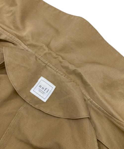 nofl（ノフル）nofl (ノフル) ステンカラーコート ベージュ サイズ:MLの古着・服飾アイテム