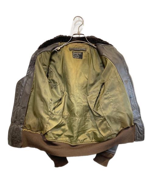 U'S NAVY（ユーエスネイビー）U'S NAVY (ユーエスネイビー) ［古着］TYPE G-1フライトジャケット ブラウン サイズ:36の古着・服飾アイテム