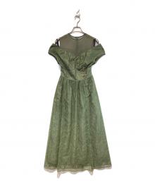 Ameri（アメリ）の古着「LACE KUNG FU DRESS」｜グリーン