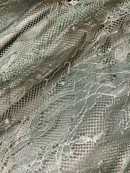 Ameri（アメリ）Ameri (アメリ) LACE KUNG FU DRESS グリーン サイズ:Mの古着・服飾アイテム