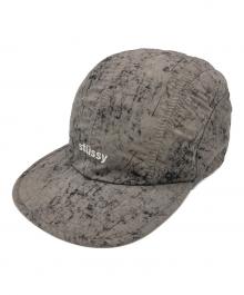 stussy（ステューシー）の古着「Dyed Nylon Bungee Camp Cap」｜カーキ