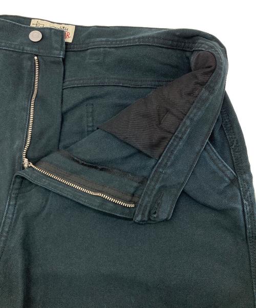 stussy（ステューシー）stussy (ステューシー) WASHED CANVAS WORK SHORT ブラック サイズ:34の古着・服飾アイテム