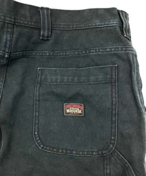 stussy（ステューシー）stussy (ステューシー) WASHED CANVAS WORK SHORT ブラック サイズ:34の古着・服飾アイテム