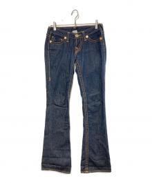 TRUE RELIGION（トゥルー レリジョン）の古着「フレアデニムパンツ」｜インディゴ