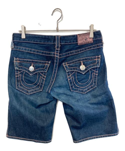 TRUE RELIGION（トゥルー レリジョン）TRUE RELIGION (トゥルー レリジョン) ハーフデニムパンツ インディゴ サイズ:27の古着・服飾アイテム