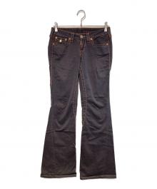TRUE RELIGION（トゥルー レリジョン）の古着「フレアパンツ」｜ブラック
