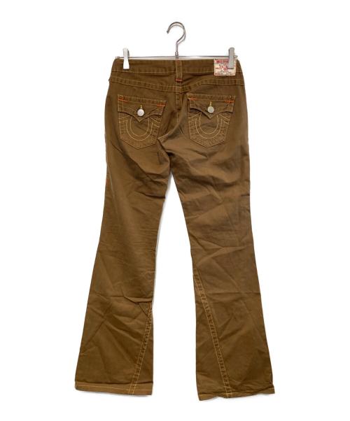 TRUE RELIGION（トゥルー レリジョン）TRUE RELIGION (トゥルー レリジョン) フレアパンツ ベージュ サイズ:26の古着・服飾アイテム