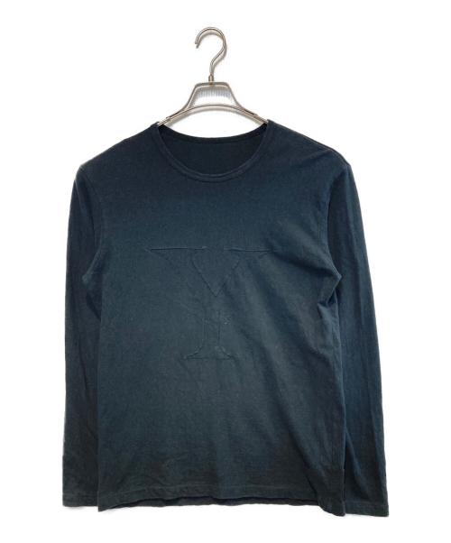 YOHJI YAMAMOTO（ヨウジヤマモト）YOHJI YAMAMOTO (ヨウジヤマモト) ロングスリーブカットソー ブラック サイズ:2の古着・服飾アイテム