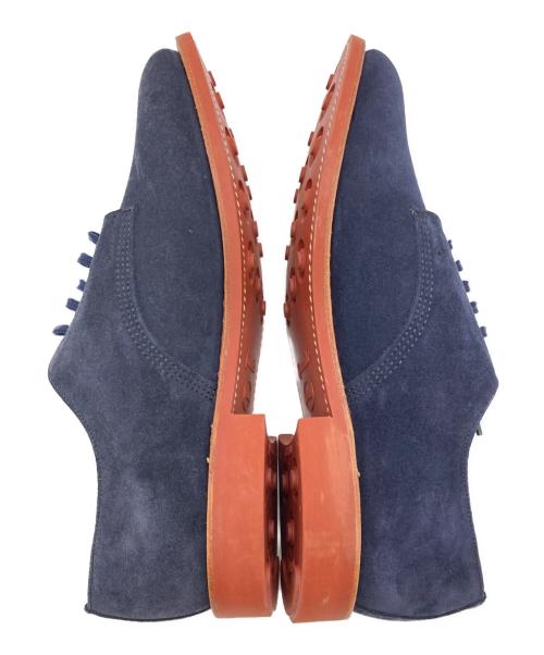 SOUTHWICK（サウスウィック）SOUTHWICK (サウスウィック) SANDERS Navy Suede Officer Shoe ネイビー サイズ:8 1/2の古着・服飾アイテム