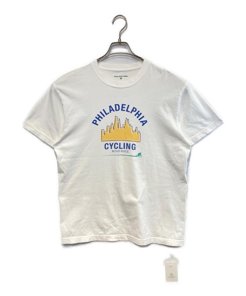 GOOD ROCK SPEED（グッドロックスピード）GOOD ROCK SPEED (グッドロックスピード) BEAUTY&YOUTH (ビューティーアンドユース) スポーツ レトロプリントTシャツ ホワイト サイズ:Free 未使用品の古着・服飾アイテム