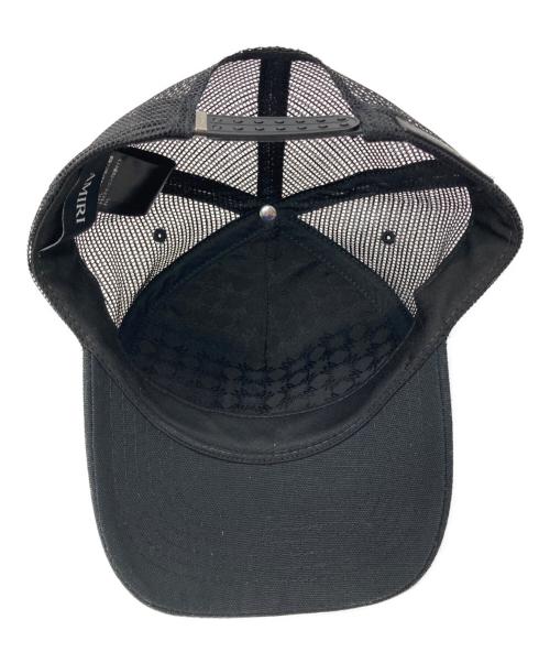 AMIRI（アミリ）AMIRI (アミリ) MA LOGO TRUCKER HAT ブラックの古着・服飾アイテム