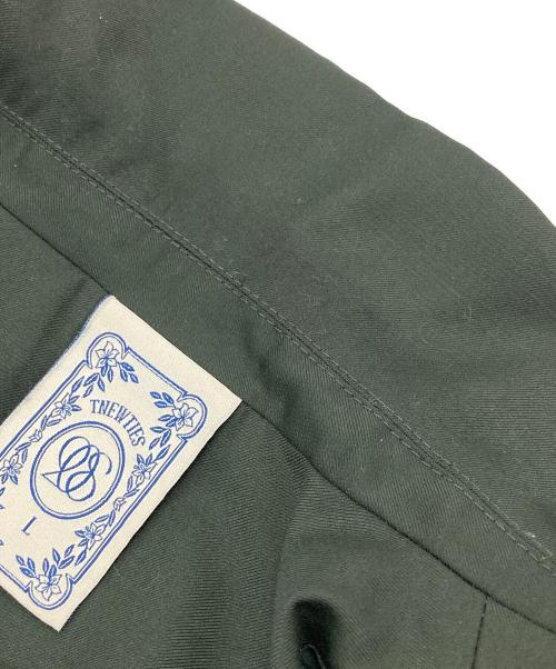 Tnewties（トゥエンティーズ）Tnewties (トゥエンティーズ) 電話を切らなくちゃリムーバブルプリーツジャケット ダークグリーン サイズ:Lの古着・服飾アイテム