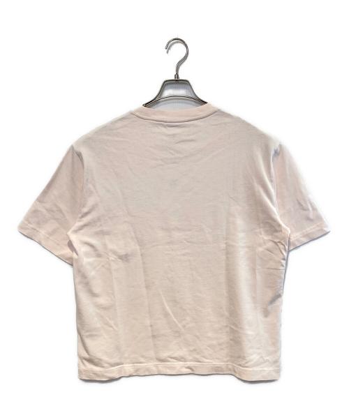 maison kitsune（メゾンキツネ）maison kitsune (メゾンキツネ) フォックスヘッドオーバーサイズTシャツ ピンク サイズ:XS 未使用品の古着・服飾アイテム
