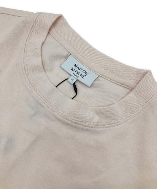 maison kitsune（メゾンキツネ）maison kitsune (メゾンキツネ) フォックスヘッドオーバーサイズTシャツ ピンク サイズ:XS 未使用品の古着・服飾アイテム