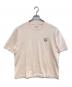 maison kitsune（メゾンキツネ）の古着「フォックスヘッドオーバーサイズTシャツ」｜ピンク