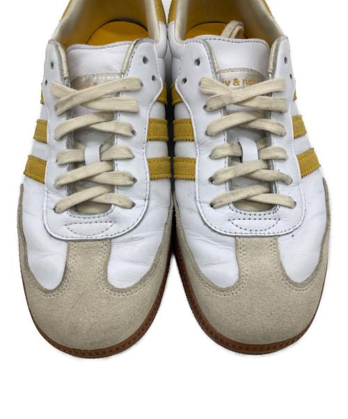 adidas（アディダス）adidas (アディダス) Sporty & Rich (スポーティーアンドリッチ) SAMBA OG SPORTY&RICH ホワイト×イエロー サイズ:US9の古着・服飾アイテム