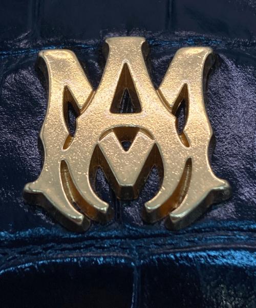 AMIRI（アミリ）AMIRI (アミリ) CROC EMBOSSED CARD HOLDER ブラックの古着・服飾アイテム