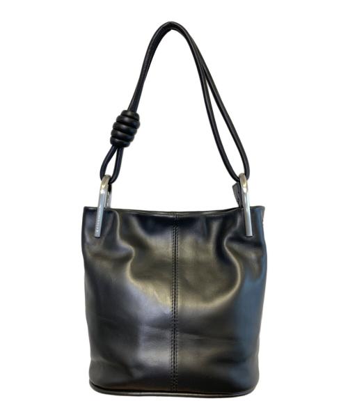 GIANNI CHIARINI（ジャンニ キアリーニ）GIANNI CHIARINI (ジャンニ キアリーニ) バケットハンドバッグ ブラックの古着・服飾アイテム