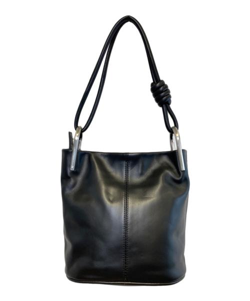 GIANNI CHIARINI（ジャンニ キアリーニ）GIANNI CHIARINI (ジャンニ キアリーニ) バケットハンドバッグ ブラックの古着・服飾アイテム