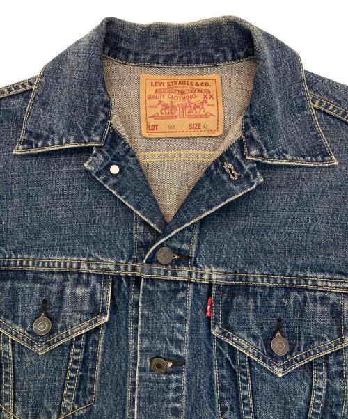 LEVI'S（リーバイス）LEVI'S (リーバイス) [古着]557XX復刻3rdトラッカージャケット インディゴ サイズ:42の古着・服飾アイテム