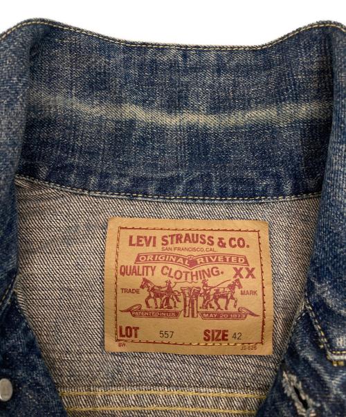 LEVI'S（リーバイス）LEVI'S (リーバイス) [古着]557XX復刻3rdトラッカージャケット インディゴ サイズ:42の古着・服飾アイテム